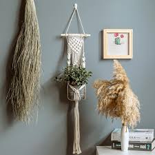 In this video you'll learn how to make this bohemian inspired macrame wall hanging. Buy Macrame Plant Hanger Flower Pot Holder Hanging Rope Wall Art Garden Decoration At Affordable Prices Free Shipping Real Reviews With Photos Joom