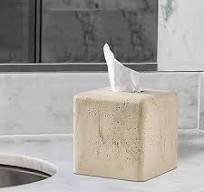Amazon.com: Natural Travertine Textures Tissue Box Cover ...
