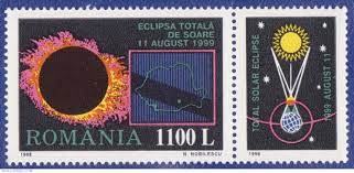 Ultima eclipsa totala de soare vizibila in romania, a avut loc in 1999, iar urmatoarea va fi in 2081. 1 100 Lei 1998 Eclipsa TotalÄ De Soare 11 August 1999 1999 Romania Stamp 2901