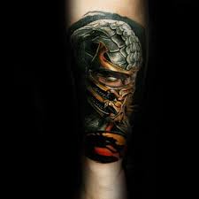 Decorate your laptops, water bottles, helmets, and cars. 70 Mortal Kombat Tattoos For Men Gaming Ink Design Ideas