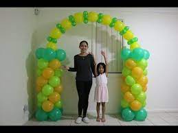 Make sure the balloons are of the sam. Balloon Arch Without Stand Lion King Theme Youtube Balloon Arch Diy Balloon Arch Balloon Stands