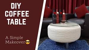 Colour changing lights or single fixed colour. Diy How To Make A Coffee Table Using Tire For Living Space Youtube