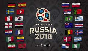 Russia 2018 World Cup Design With The Logo And Flags Of All The Countries Competing Russia 2018 Logo And El World Cup Russia 2018 World Cup World Cup Fixtures