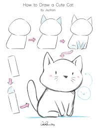 Follow this easy how to draw a cat step by step tutorial and you will be finishing up your cat with just a few simple to follow steps you will learn how to draw a cute cartoon cat, one that can be this cat drawing tutorial is a new addition to our ever growing collection of step by step drawing tutorials. How To Draw A Cute Cat Easy Step By Step Tutorial For Beginners Jeyram Art