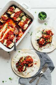 Moroccan Lentil Stuffed Eggplant Minimalist Baker Recipes Recipe Low Carb Vegetarian Diet Vegetarian Recipes Low Carb Vegetarian