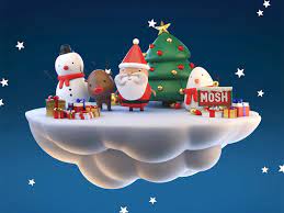 Christmas Animation By Daniel Molina Merry Christmas Gif Christmas Gif Animated Christmas