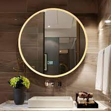 Modern wall mirrors dazzle in the living room, bedroom and entryway. Round Led Mirrors Round Illuminated Mirror Mirrors With Bluetooth