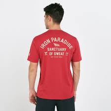 Under Armour Mens Project Rock Iron Paradise T Shirt