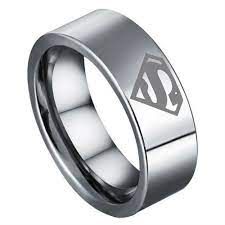 Superman Wedding Bands How Cute Cheap Wedding Rings Mens Wedding Rings Rings For Men