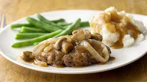 Salisbury Steak With Mushroom Gravy Recipe Salisbury Steak Recipes Beef Recipes