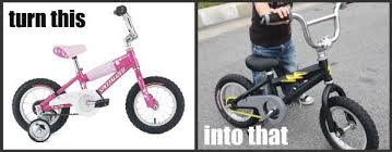 Repaint Kids Bike Because At Some Point My Boy Is Going To Get Tired Of All The Pink Hand Me Downs And It Ll Probabl Upcycle Kids Kids Bike Makeover Boy