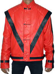Famous Popstar Michael Jackson Thriller Red Jacket Michael Jackson Thriller Jacket Jacket Tops Celebrity Jackets