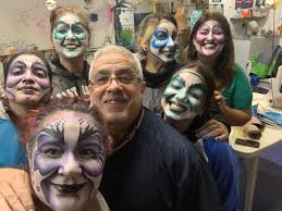 PRIMERA MAQUILLADA de parte del grupete!!