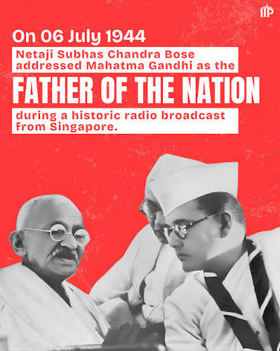 On this day in 1944, Netaji Subhas Chandra Bose addressed Mahatma Gandhi as the “Father of the Nation” during a historic radio broadcast from Singapore. A moment that remains an important part