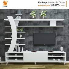 endizayn istanbul tv unitesi sadece 169 90tl ustelik kargo bedava dekorazo tv unit decor living room tv unit living room tv unit designs