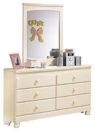 The cottage retreat youth bedroom collection takes early american country design to create a fun and inviting cottage retreat perfect for any child's bedroom. Cottage Retreat Dresser And Mirror Ashley Furniture Homestore