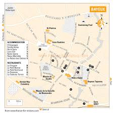 Bayeux Tourist Map Bayeux France Mappery Tourist Map Map France Map