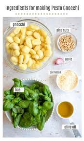 Easy Pesto Gnocchi Inside The Rustic Kitchen Recipe Pesto Pesto Dishes Italian Recipes Easy