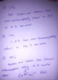 Bir molekülün üzerindeki yük dağılımın simetrik olmaması demektir. Oneclass Als Cse2 Polar Or Nonpolar B B Is Ch4 Polar Or Nonpolar C Is Brcl3 Polar Or Nonpolar