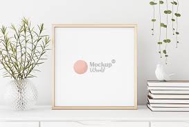 Square Poster Frame Mockup Frame Mockup Free Frame Mockups Poster Frame
