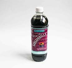 Sarsaparilla is a soft drink, originally made from the smilax ornata or other plants, but now sometimes made with artificial ingredients. Baldwins Sarsaparilla Manze