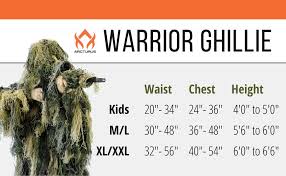 Arcturus Warrior Ghillie Suit Camouflage Hunting Suit For Men Military Hunters Snipers Airsoft