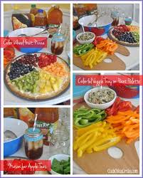 Birthday Party Snack Ideas For Adults Art Party Snack Table Clubchicacircle I Like The Color Wheel Pie Idea Cute Art Party Foods Painting Birthday Party Kids Art Party