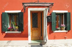 Check spelling or type a new query. Entrance To The Typical Vivid Painted House With Small Roof Over Stock Photo Picture And Royalty Free Image Image 21758536
