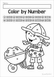 2 number 1 coloring page. Color By Number Spring Coloring Pages For Kids Color Coloring For Kids