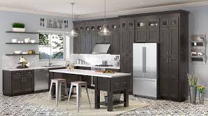 From the picture, you can also get color inspiration for your shaker cabinets at home. Charcoal Gray Shaker Kitchen Cabinets Wholesale Cabinetcorp