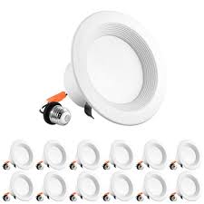 Give your office or home a modern touch at an affordable price with superior lighting's high quality led recessed can lights. 4 Pack 12watt 4 Inch Energy Star Ul Classified Dimmable Retrofit Led Recessed Lighting Fixture 5000k Daylight Led Ceiling Light 850lm 85w Equivalent Recessed Downlight Lamps Light Fixtures Housing Trim Kits Urbytus Com