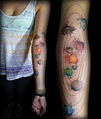 Star trek the original series tattoo. 45 Space Tattoo Designs For Astronomy And Science Fiction Lovers Designbump