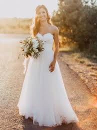 Schau dir unsere auswahl an weiße hochzeitskleid an, um die tollsten einzigartigen oder spezialgefertigten, handgemachten stücke aus unseren shops zu finden. Herzausschnitt Bodenlang A Linie Weiss Hochzeitskleid Mit Spitze Offnen Rucken Brautkleider 172 99 Simple Dress Com