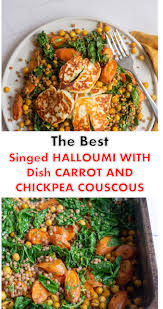 654 Reviews Best Recipe Singed Halloumi With Dish Carrot And Chickpea Couscous 13 All Recipes Cooking Dishes Yummy Dinners My Best Recipe