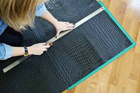 This is an easy project and would be great for beginner woodworkers. Wood Leather Magazine Holder Diy A Beautiful Mess