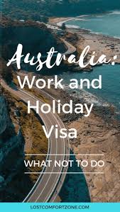 Applying For Australian Work And Holiday Visa Lost Comfort Zone Australian Travel Australia Travel Australia Destinations