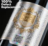 Custom Durable Adhesive Gold Foil Waterproof Roll Stickers Printing Paper  Eco-Friendly Bottle Labels for Pizza Liquor Beverage