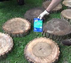 Slab pavers are live edge slabs that can be installed on grade to create unique walking steps or accent pieces. Simple Garden Path Hometalk