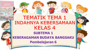 Check spelling or type a new query. Kelas 4 Tematik Tema 1 Indahnya Kebersamaan Subtema 1 Pembelajaran 6 Youtube