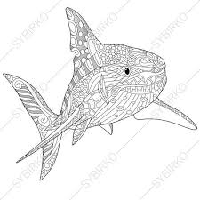 Coloring Pages For Adults Shark Adult Coloring Pages Sea Animal Coloring Pages Digital Jpg Pdf Coloring Page Instant Download Print Shark Coloring Pages Adult Coloring Pages Coloring Pages