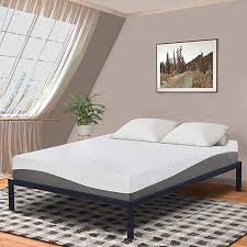 Olee Sleep 10 Inch Grey I Gel Layer Top Memory Foam Mattress 10fm02k Top Memory Foam Mattress Mattress Foam Mattress