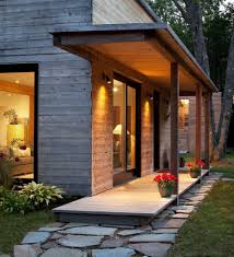Elegant As Well As Lovely Flat Roof Front Porch Ideas Trustile Doors Fashion Dc Metro Contemporary E Modern Front Porches House Designs Exterior House Entrance