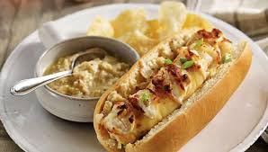 Seafood Sausage Sandwich Plate Sausage Sandwiches Food Recipes