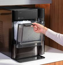 Lease a undercounter ice machine for low as $69 a month. Ge Profile Opal 2 0 24 Lb Portable Ice Maker With Nugget Ice Production Side Tank And Built In Wifi Black Stainless Steel Xpio13bcbt Best Buy In 2021 Nugget Ice Maker Nugget Ice