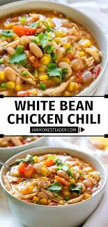White Bean Chicken Chili Recipe In 2020 White Bean Chicken Chili Chili Recipe Easy Bean Chili Recipe