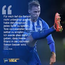 Ondřej duda duda playing for hertha in 2019personal informationfull name ondřej dudadate. Hertha Bsc On Twitter Ondrej Duda Spricht Uber Seine Spielweise Seine Ziele Beim Hauptstadtclub Und Bscfca Https T Co Vevfpmohu3 Hahohe Https T Co Pavmvgmisf