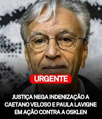Justiça nega indenização a Caetano Veloso e Paula Lavigne em ação contra a  Osklen. A Justiça decidiu não conceder indenização a Caetano Veloso e Paula  Lavigne em ação movida contra a marca