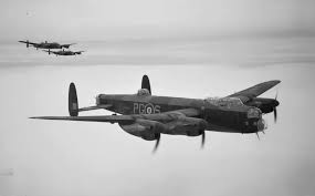 Three Avro Lancaster B Mark III bombers ...