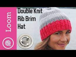 Learn The Chunky Rib Stitch On The Rotating Double Knit Loom From Kb Looms Color Changing Yarn Makes This Double Loom Kn Loom Hats Loom Knit Hat Loom Knitting