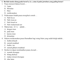 Soal fiqih kelas 3 sd ulangan tengah semester ii 1. Soal Ukk Fiqih Kls 3 Mi Semester 2 Kurikulum 2013 Berbagi Jawaban 1